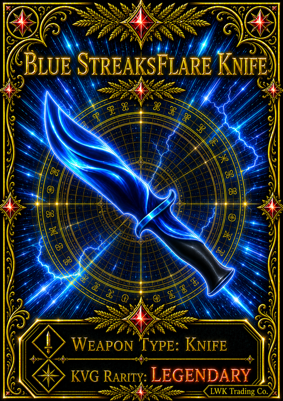 Blue StreaksFlare Knife [500 Coins]