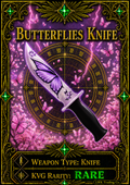 Butterflies Knife [150 Coins]