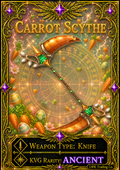 Carrot Scythe [350 Coins]