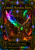 Chroma Natural Knife [1000 Coins]
