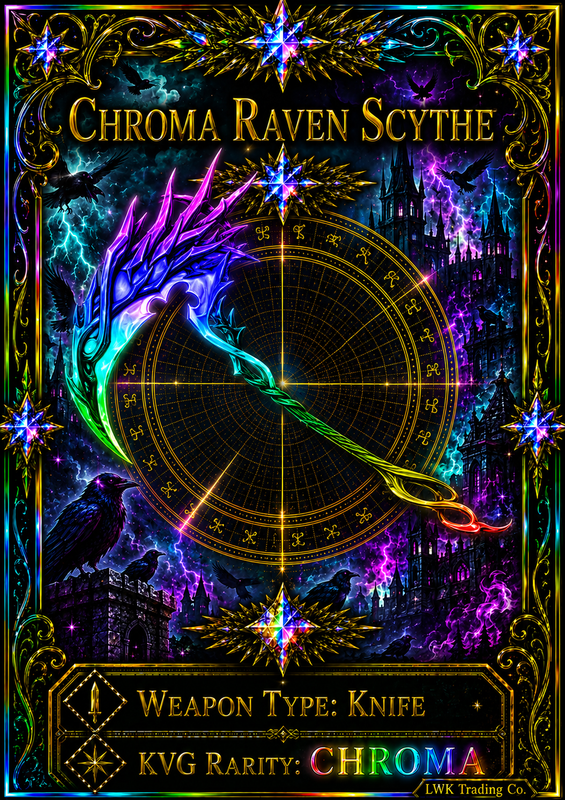 Chroma Raven Scythe [2500 Coins]