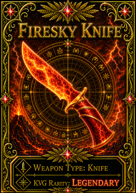 Firesky Knife [300 Coins]