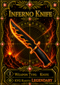 Inferno Knife [750 Coins] 25% OFF!