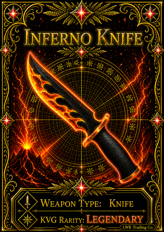 Inferno Knife [750 Coins] 25% OFF!