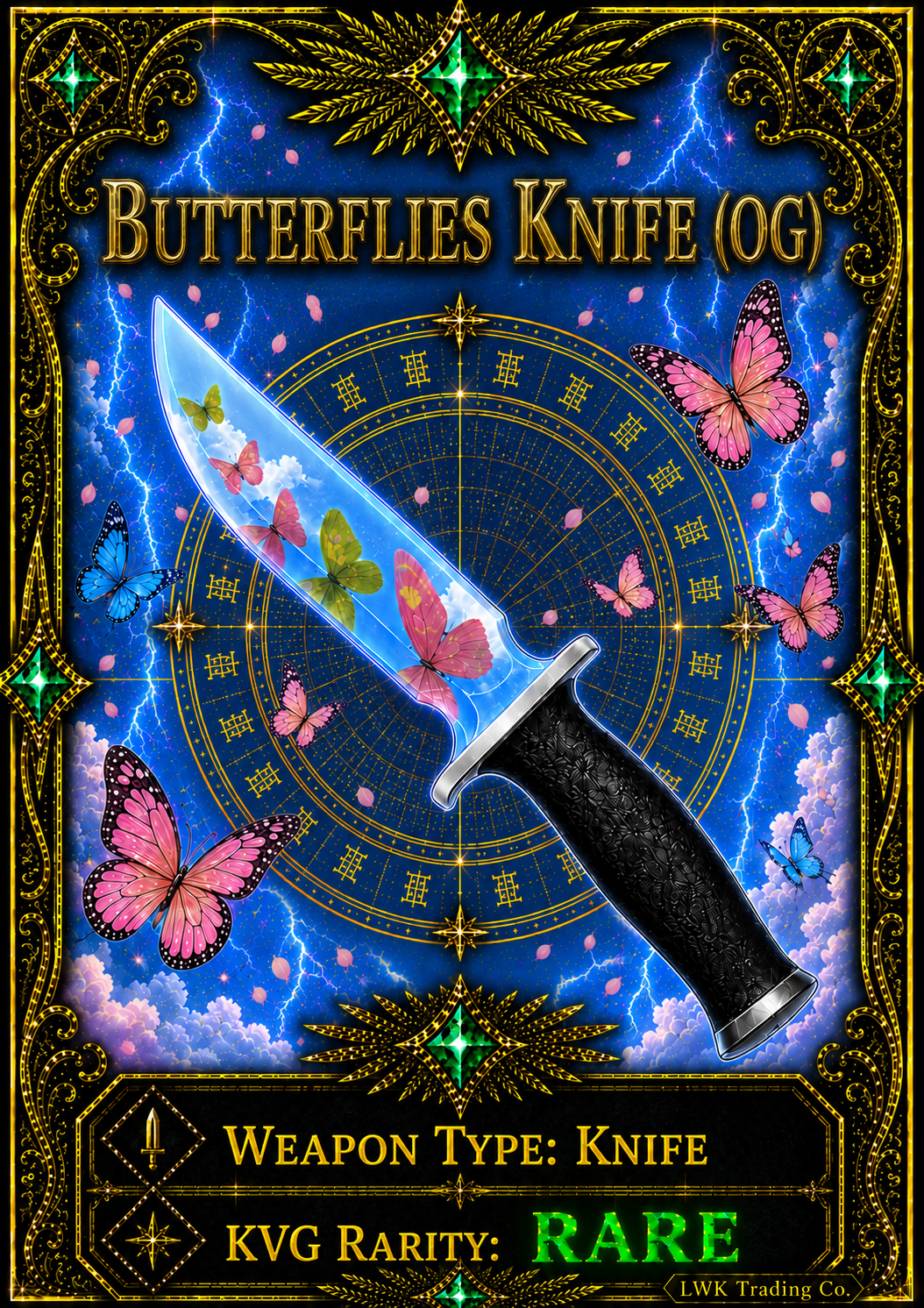 Butterflies Knife (OG) [550 Coins] 25% OFF!