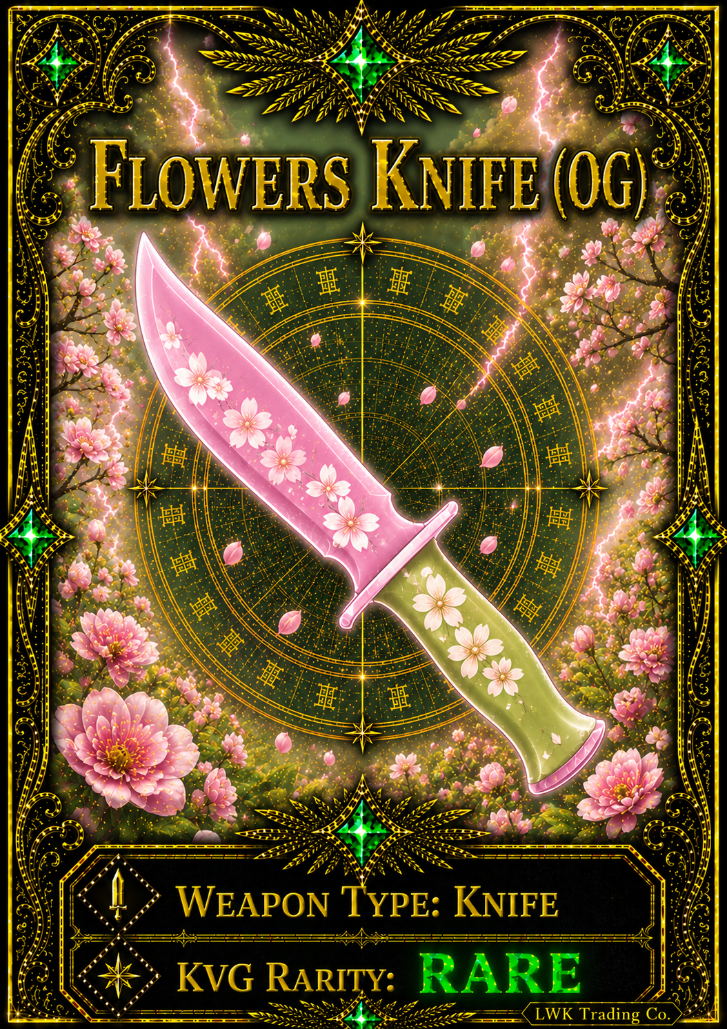 Flowers Knife (OG) [750 Coins]