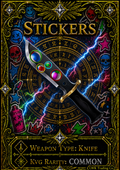 Stickers Knife [1000 Coins]