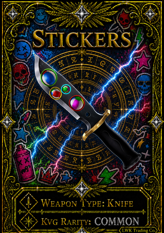 Stickers Knife [1000 Coins]