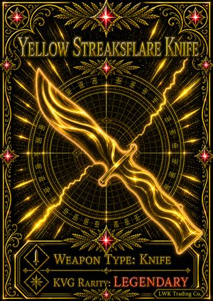 Yellow StreaksFlare Knife [3500 Coins]