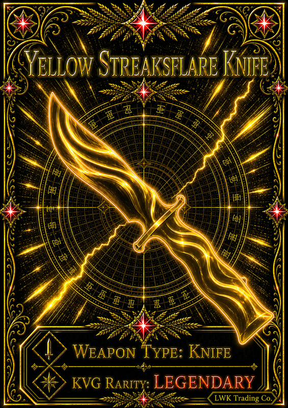 Yellow StreaksFlare Knife [3500 Coins]